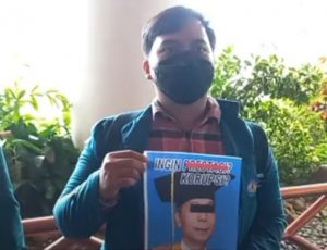 Usai Digeledah KPK, Gedung Rektorat Unila Didemo Mahasiswa