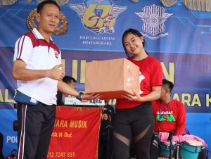 Semarak HUT Polantas ke-67 yang Digelar Polres Lampung Sukses