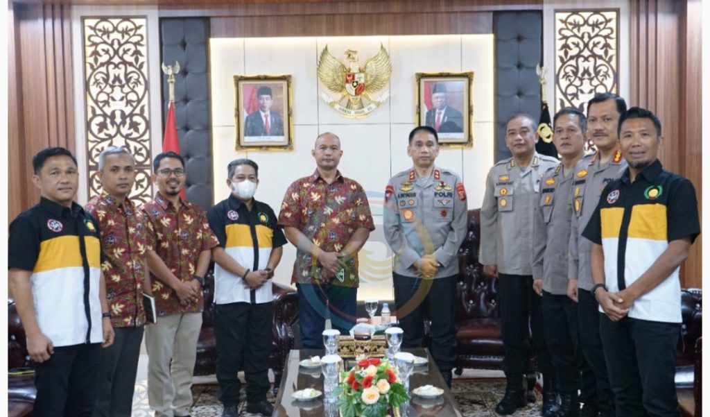 Audensi Dengan Kapolda Lampung, Inkanas Ditawari Latih Calon Bintara