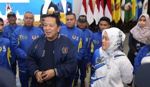 Arinal-Nunik Kompak Lepas Kontingen Porwanas PWI Lampung