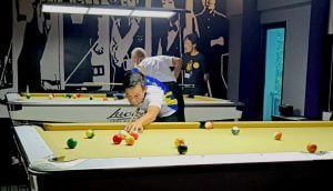 Pukul Sumsel 2-0, Atlet Billiard PWI Lampung Menang Telak