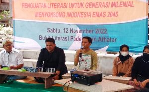 Dibidani Okta Rijaya, Bukit Literasi Lahir di Padepokan Afathar