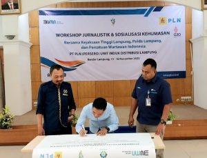 PWI Lampung Dukung Komitmen Keselamatan Ketenagalistrikan