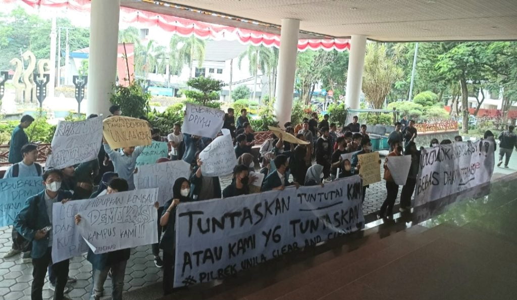 Mahasiswa Minta Plt Rektor Dorong Carek Berintegritas