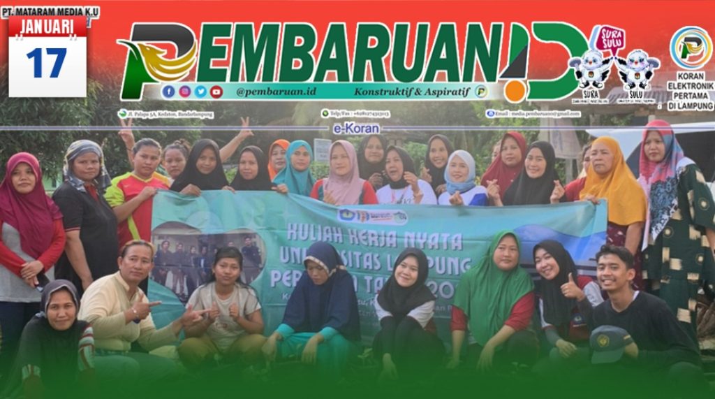 KKN di Pakuanratu, Mahasiswa Unila Edukasi Warga Manfaatkan Perkarangan