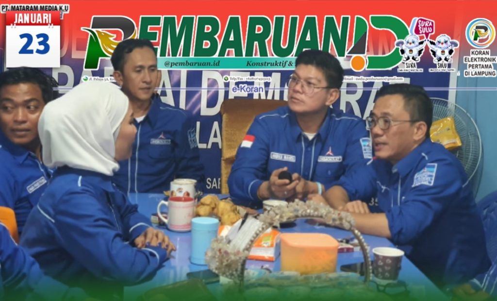 Pimpin Rapat Konsolidasi, Babang Tamvan Inisiasi Program Jam 14.00 Curhat Bareng Demokrat