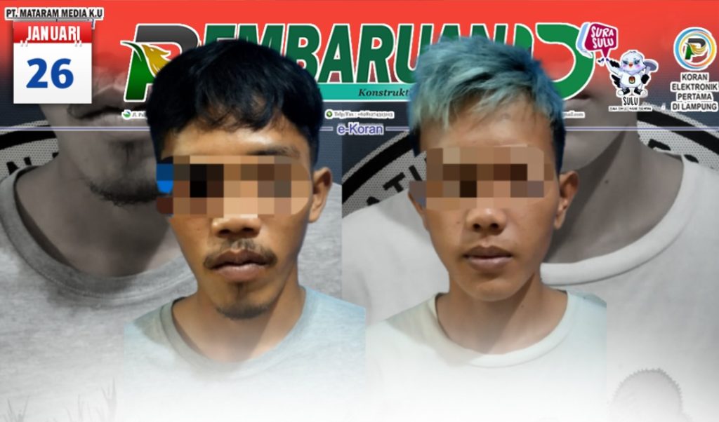 Pemakai dan Pengedar Ganja Diamankan Sat Res Narkoba Polres Lamteng