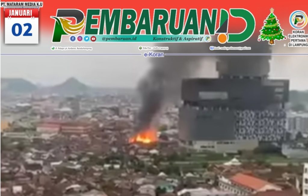 Mess Pekerja Grand Mercure Habis Dilalap si Jago Merah