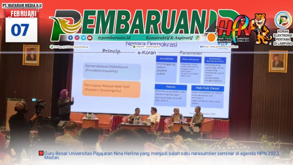 Pers Bebas Jadi Alat Perjuangan!