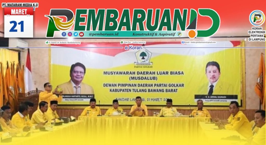 Aklamasi, Helwanda Nakhodai Golkar Tubaba