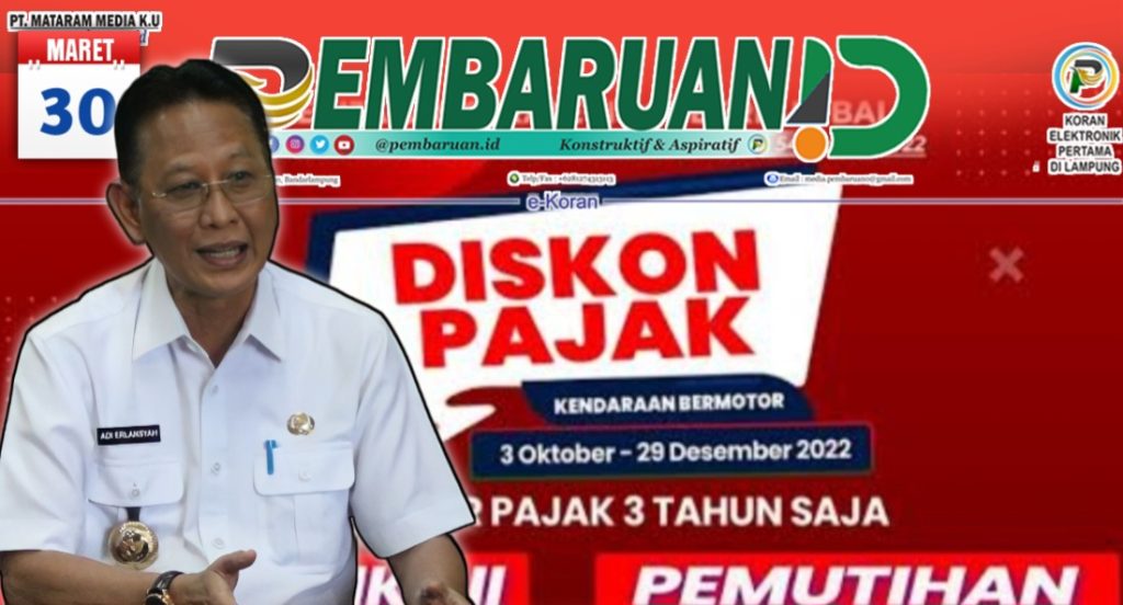 Mulai 4 April, Denda dan BBNKB Dihapus