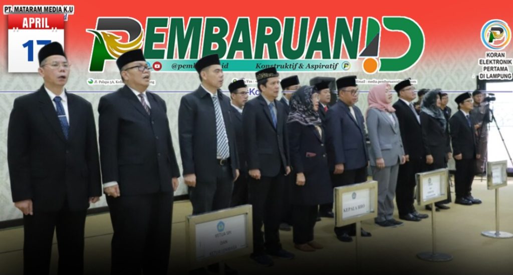 Prof Lusi Lantik Dekan FMIPA dan 4 Pejabat Baru