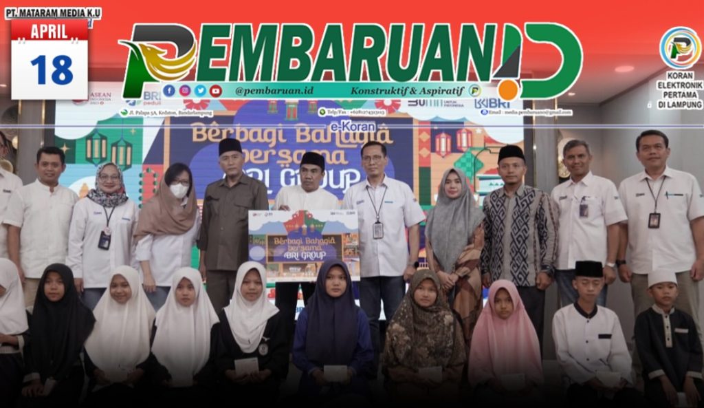Berbagi Kebahagiaan, BRI Group Bagikan 200 Tabungan untuk Anak Yatim