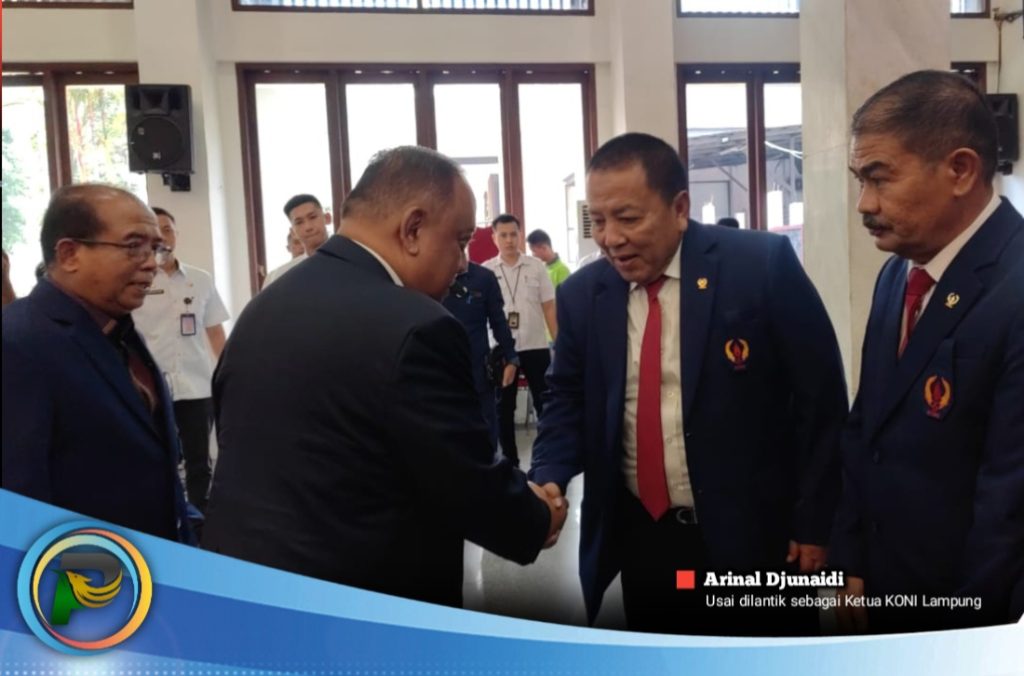 Usai Dilantik jadi Ketua KONI, Arinal Janji Segera Bangun Sport Center