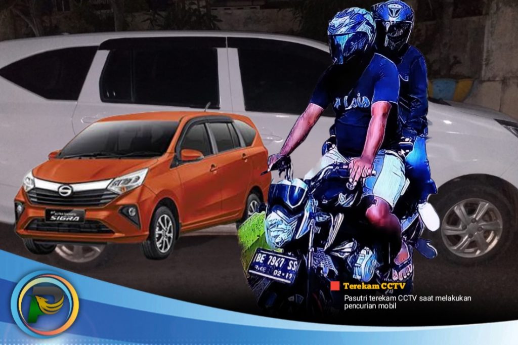 Terekam CCTV Mencuri Mobil, Pasutri Diamankan di Lokasi Berbeda