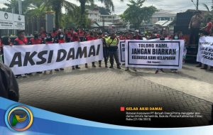 Ratusan Karyawan PT BEP Gelar Aksi, Minta Polri Terbitkan SP3
