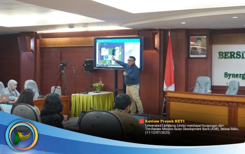 Tim ADB Review Proyek HETI di Unila