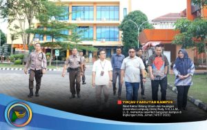 Warek II Unila Pantau dan Evaluasi Fasilitas Kampus