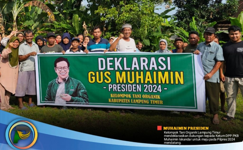 Petani Organik Lamtim Seklarasikan Dukungan untuk Cak Imin