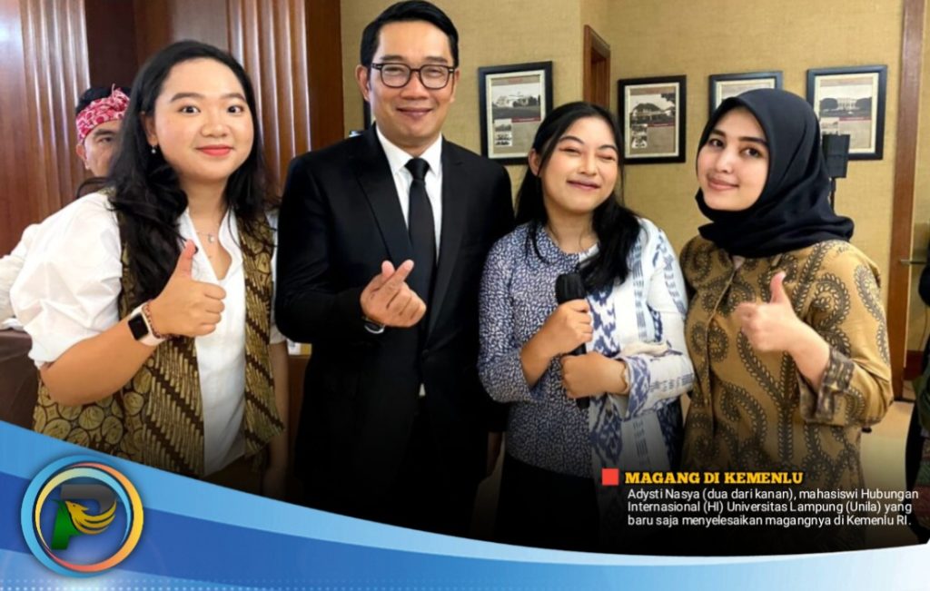 Ini Kisah Inspiratif Seputar Pengalaman Magang Mahasiswa Unila di Kemenlu RI