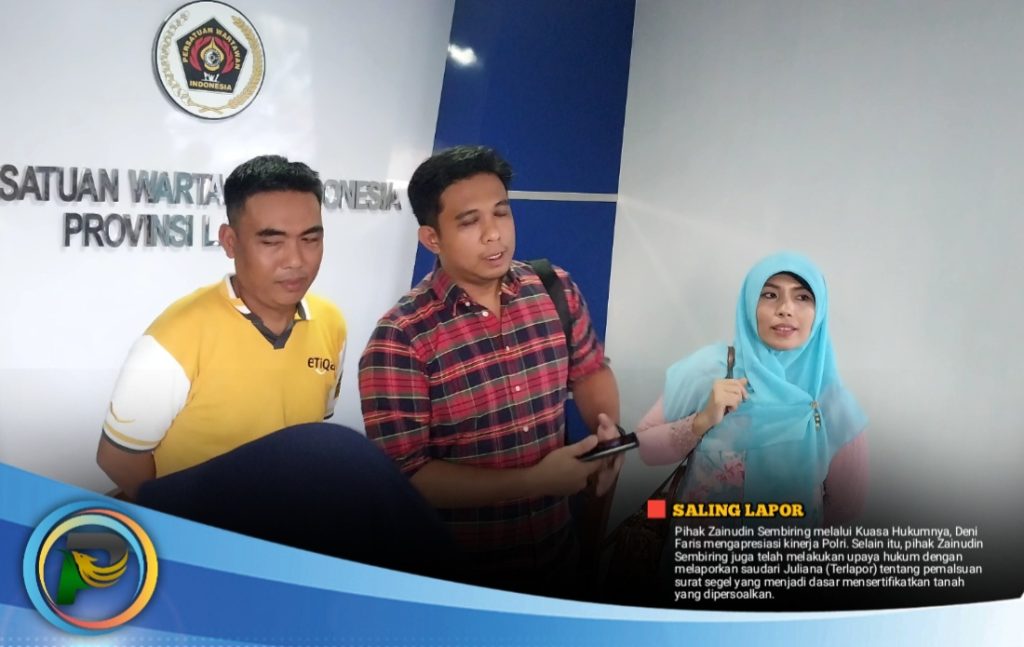 Soal Sengketa Tanah, Berujung Saling Lapor