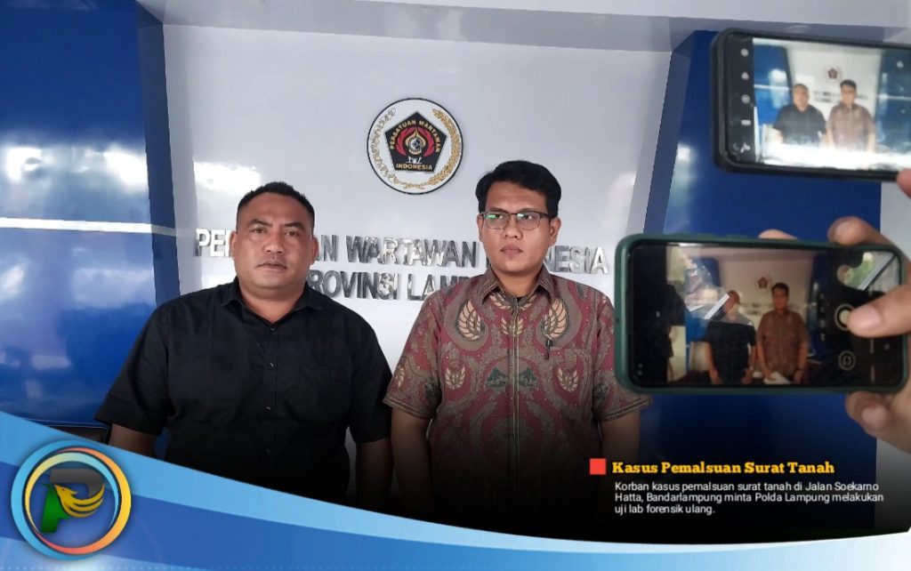 Kasus Pemalsuan Surat Tanah, Pelapor Minta Ulang Uji Lab Forensik