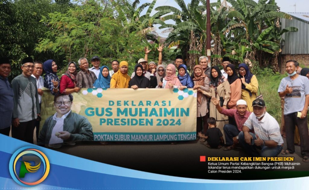Wacana Lamteng dan Poktan Subur Makmur Deklarasi Cak Imin Presiden