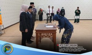Prof Lusi Lantik Dua Pejabat Fungsional Baru Dukung Kemajuan Universitas