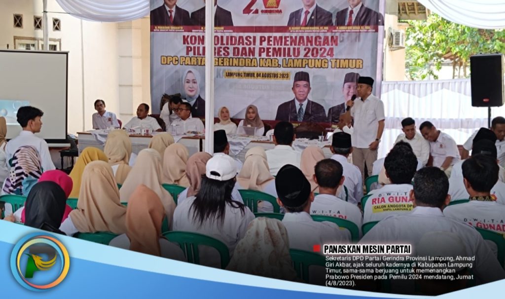 Panaskan Mesin Partai, Gerindra Instruksikan Kader Menangkan Prabowo