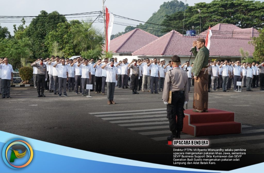 Peringati HUT RI ke 78, 45 Karyawan PTPN VII Beri Diganjar Penghargaan