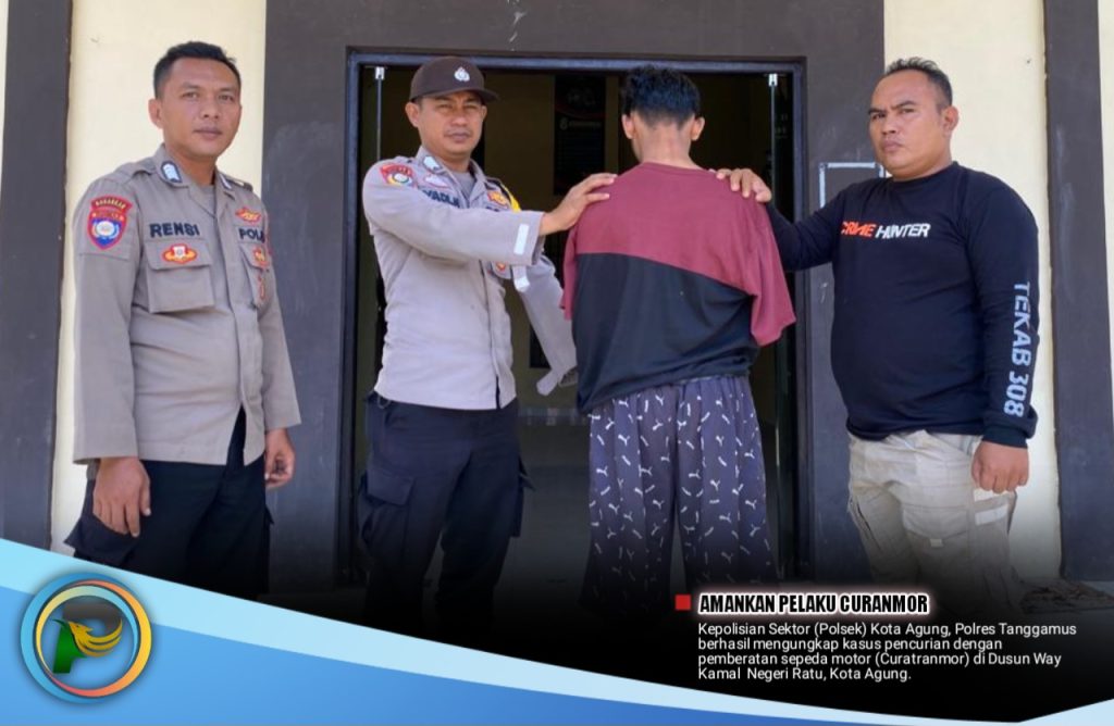 Residivis Pencuri Motor di Way Kamal Berhasil Diamankan