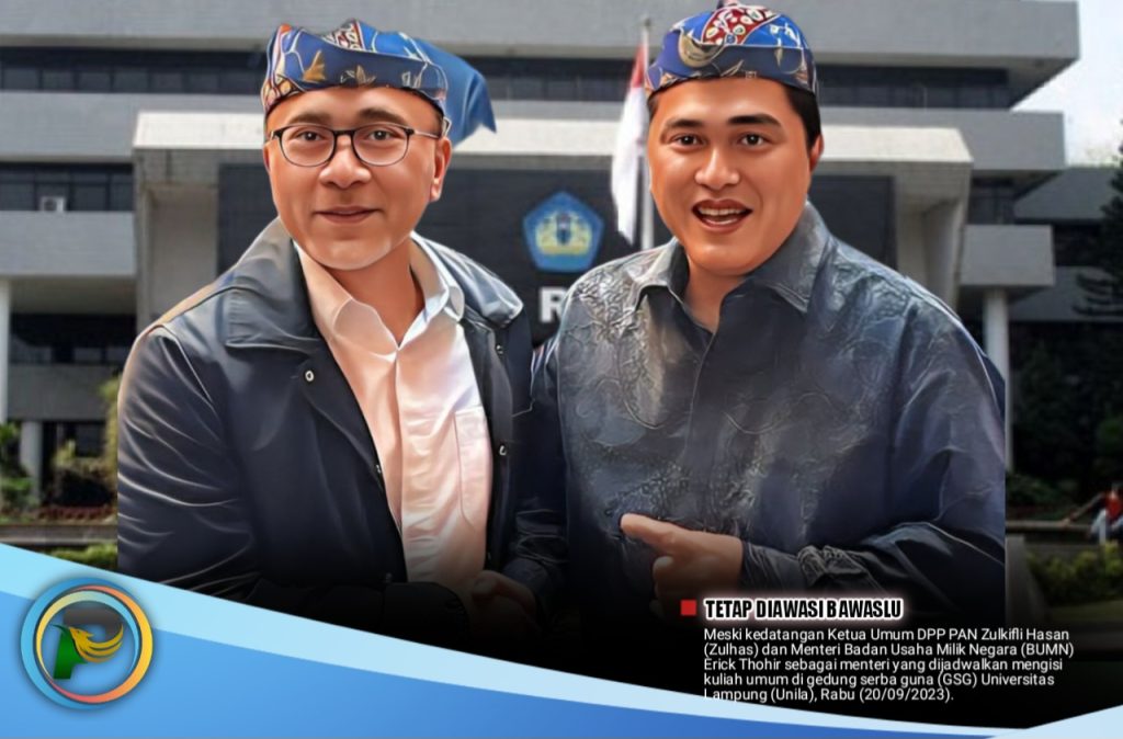 Zulhas dan Erick Dijadwalkan Isi Kuliah Umum, Bawaslu Tetap Awasi