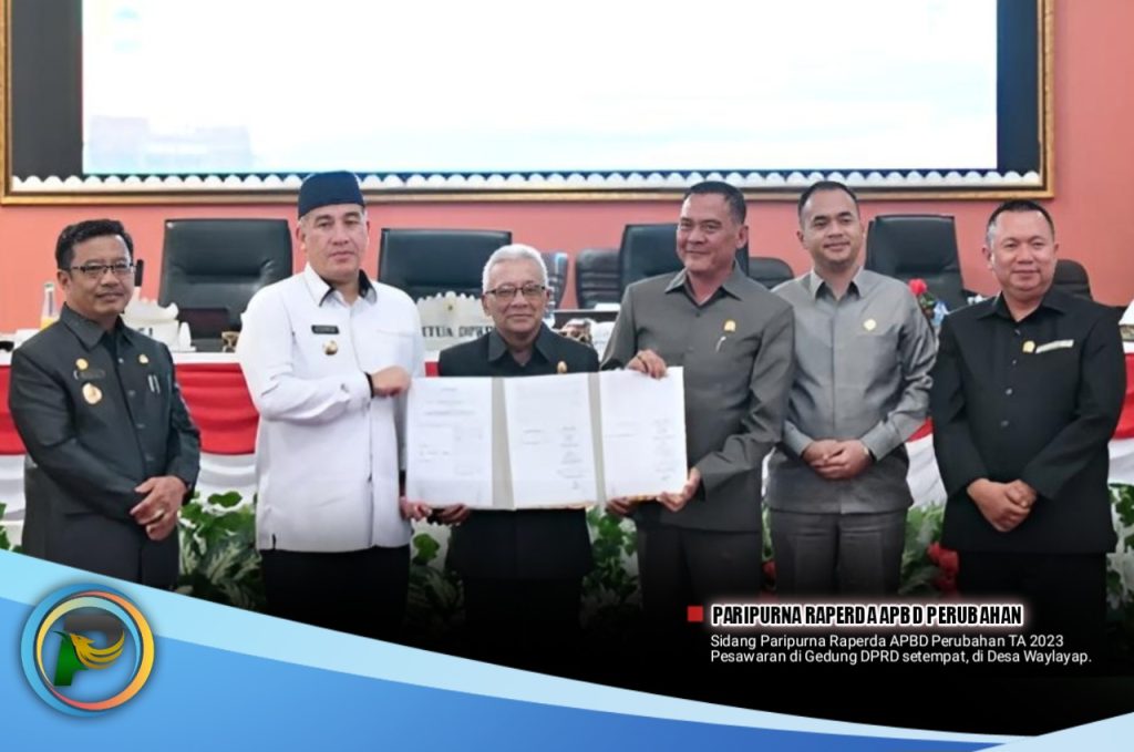 DPRD Pesawaran Ketok Palu APBD Perubahan