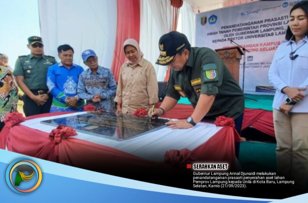 Unila II Segera Terealisasi, Arinal Hibahkan Lahan 150 Hektar di Kota Baru