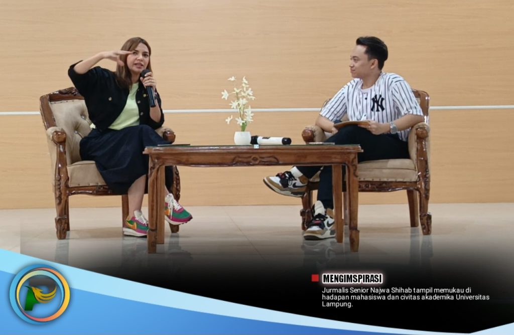 Najwa Tampil Memukau di Unila