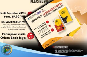 Lampung Literature Luncurkan Dua Buku Karya Penulis Muda Lampung