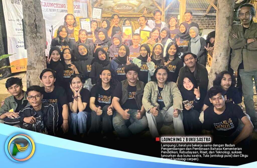 Gandeng Kemendikbud Ristek, Lampung Literature Launching 2 Buku Sastra