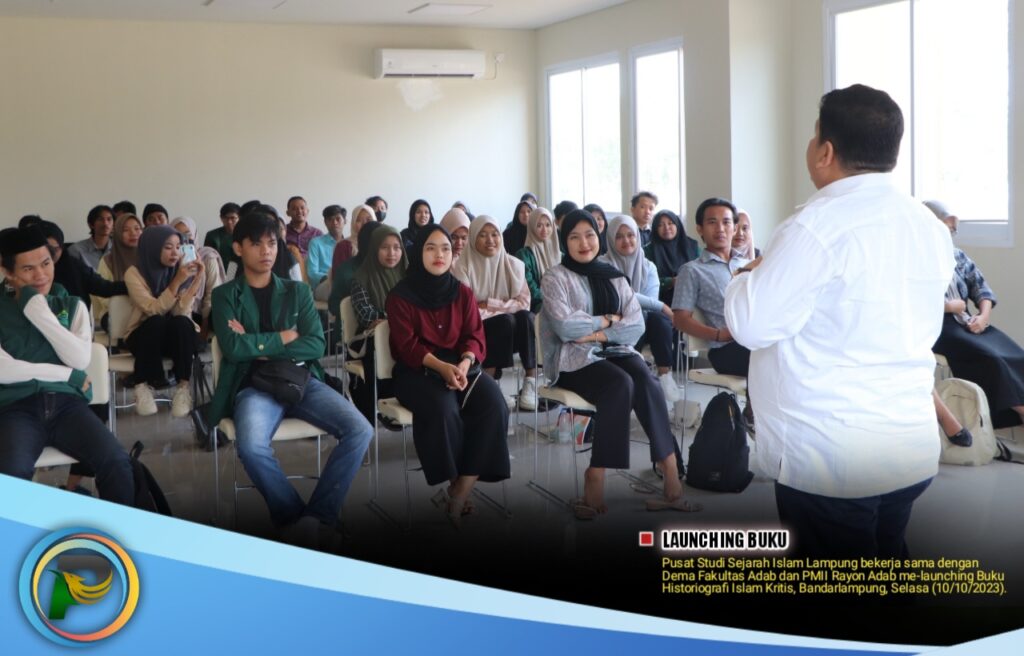 PMII Adab Launching Buku Historiografi Islam Kritis Karya Dr Safari Daud