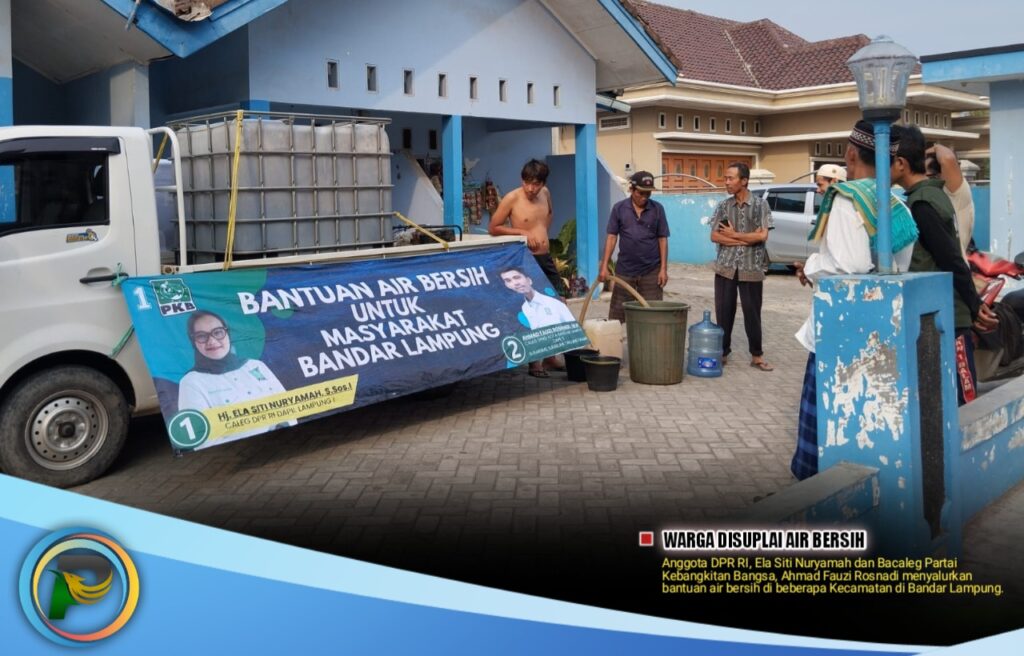 PKB Suplai Air Bersih Warga Bandarlampung