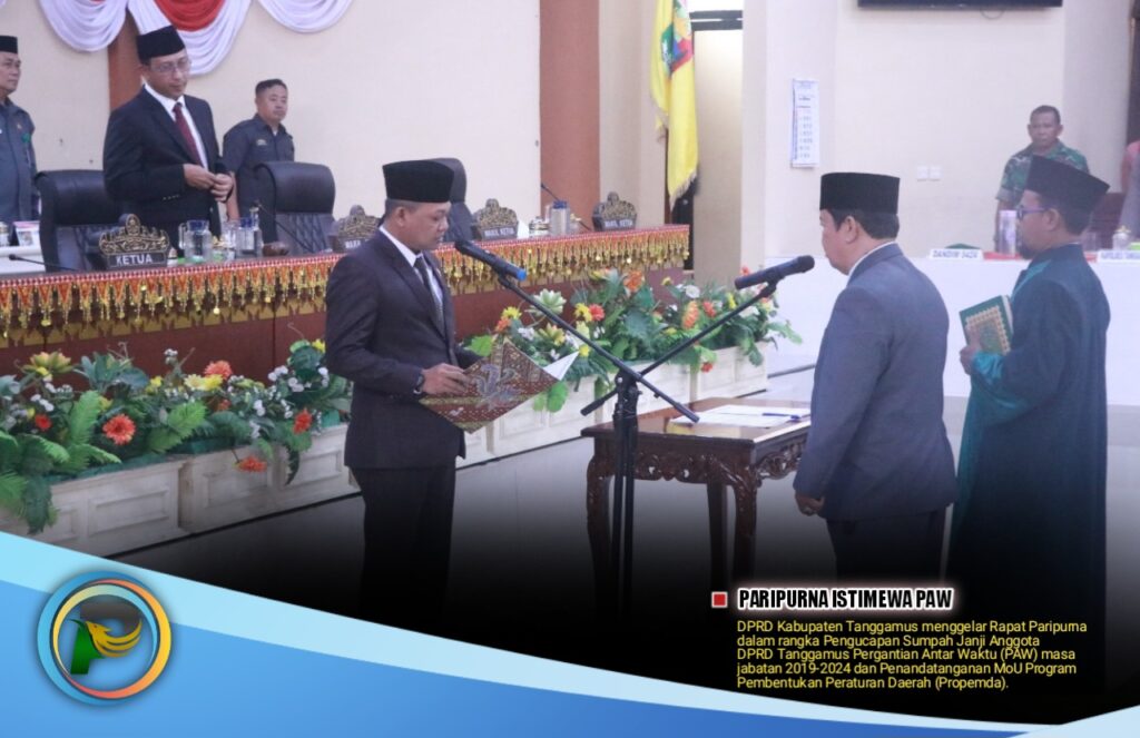 DPRD Tanggamus Gelar Dua Paripurna Sekaligus