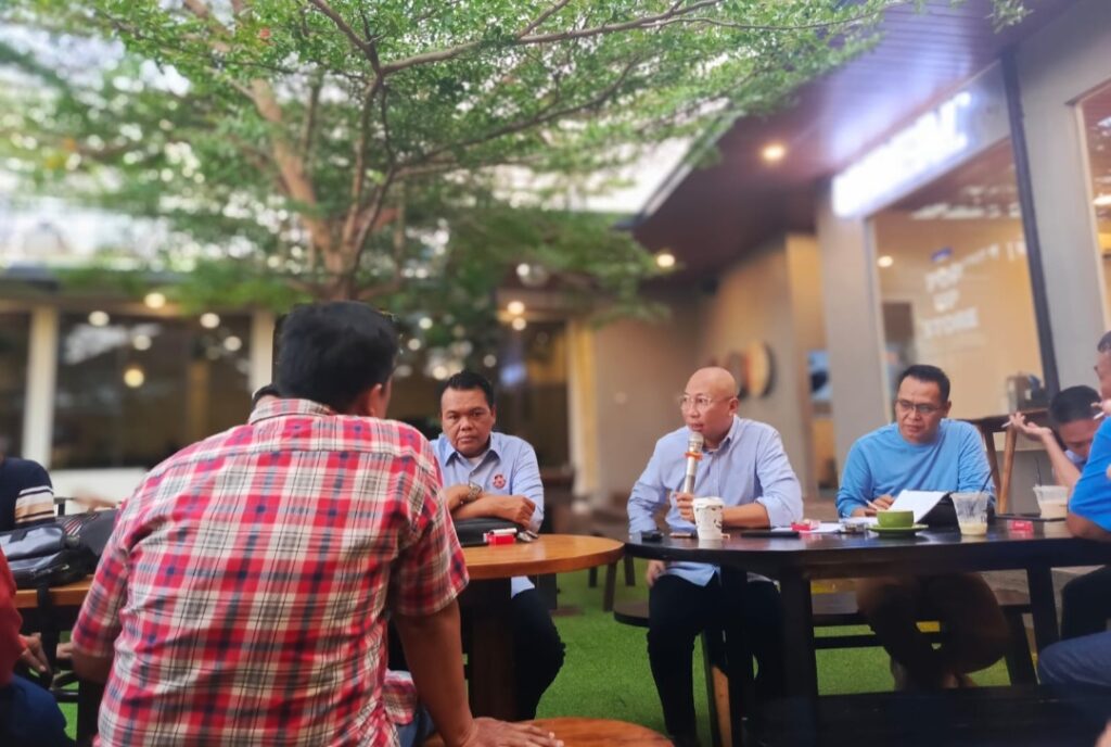Ngopi Bareng Media, TKD Prabowo-Gibran Kenalkan Para Jubir