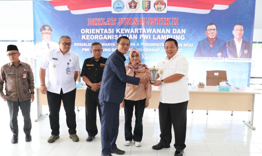 Buka Diklat Wartawan Muda PWI Lampung, Arinal Apresiasi