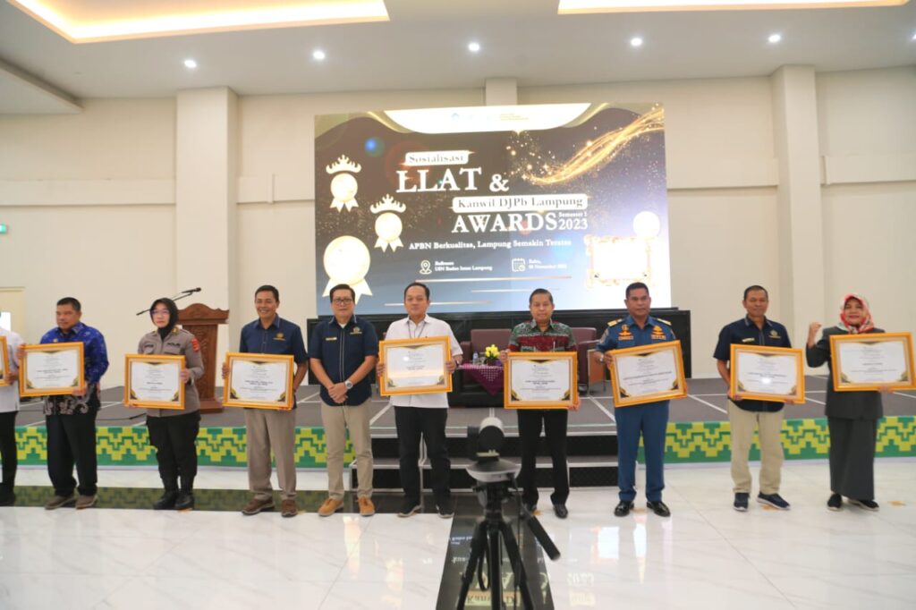 Unila Raih Peringkat 1 dalam Kanwil DJPb Lampung Awards Semester 1 Tahun 2023