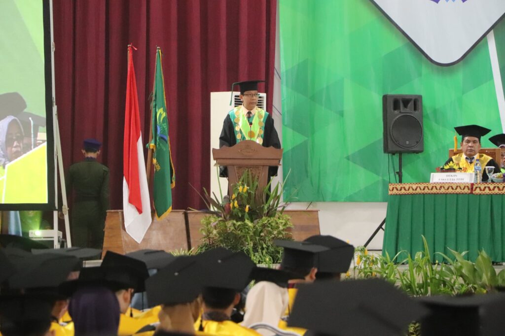 Rektor UIN RIL Ajak 1100 Wisudawan Kirim Do’a untuk Para Syuhada di Palestina