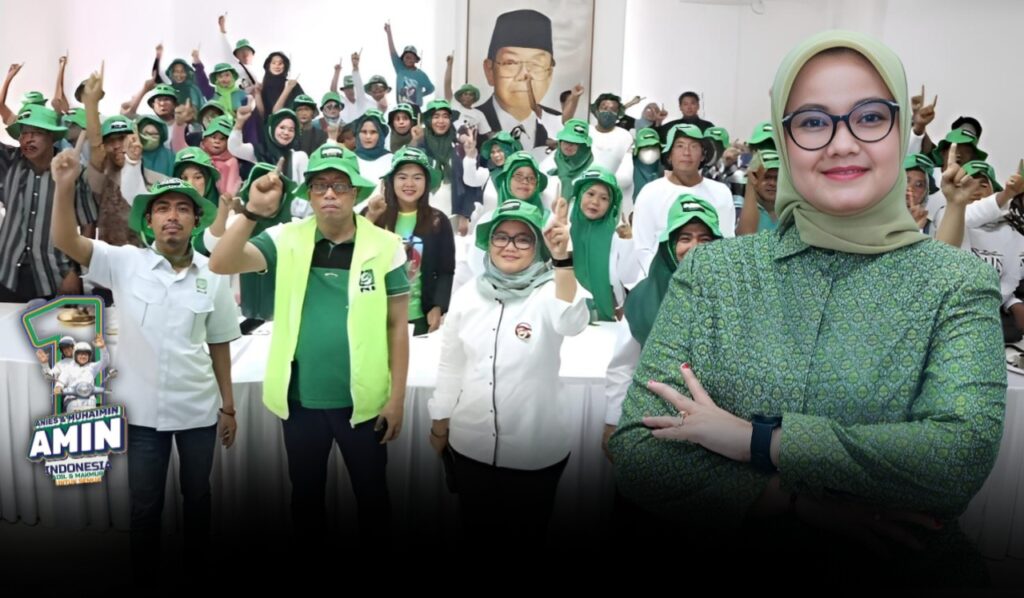 Ella Siti Nuryamah Ajak 50 Simpul Relawan AMIN Jemput Kemanangan