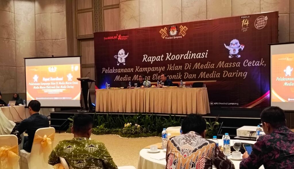 Kampanye di Media Massa, PWI Lampung: Mestinya Sejak DCT Diumumkan!
