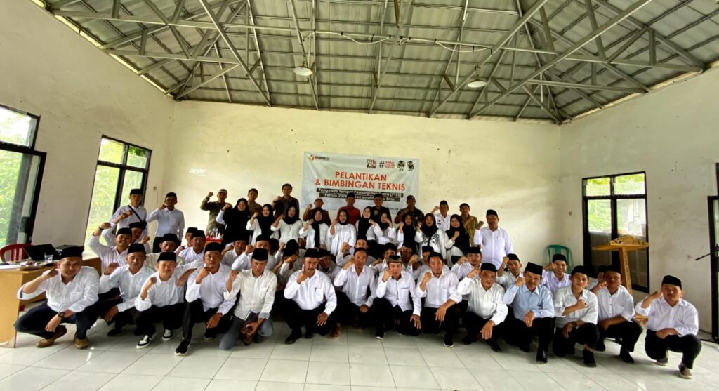 Dilantik, 49 PTPS Batu Brak Siap Awasi Pemilu