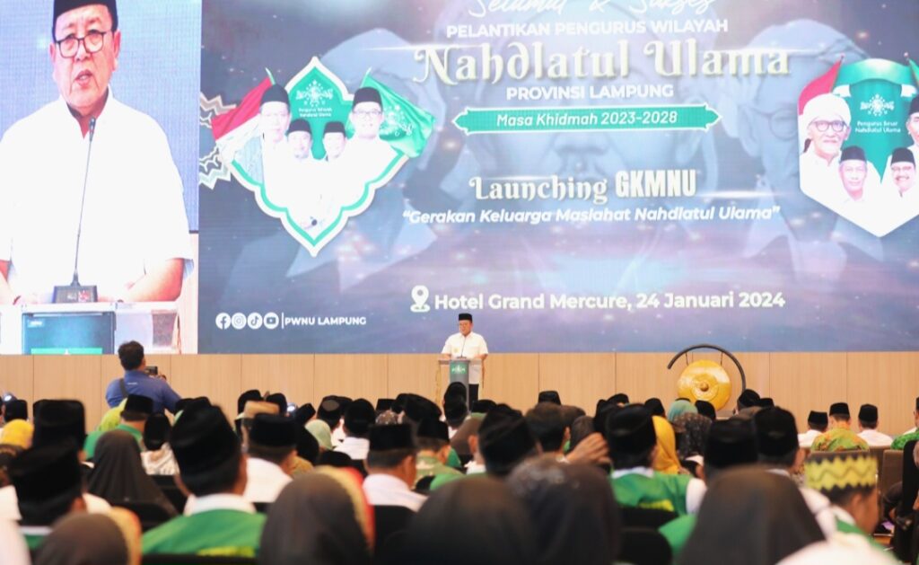 Resmi Dilantik, Ini Pesan Gubernur untuk PWNU Lampung