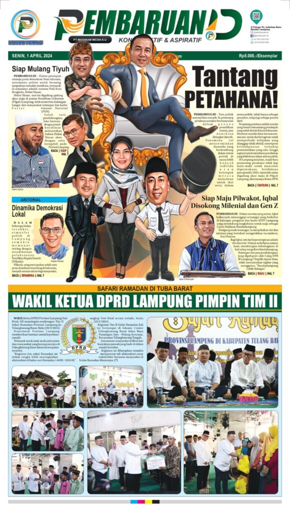E-Koran Edisi Senin, 01 April 2024
