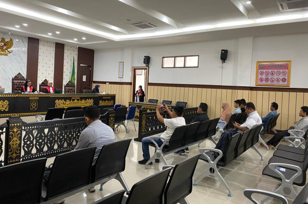 PN Gedongtataan Gelar Sidang Perdana Pidana Pemilu